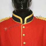 Red Officer Gold Braid Tunic