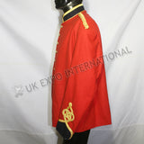 Red Officer Gold Braid Tunic