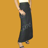 Black Watch Tartan Ladies Long Skirt