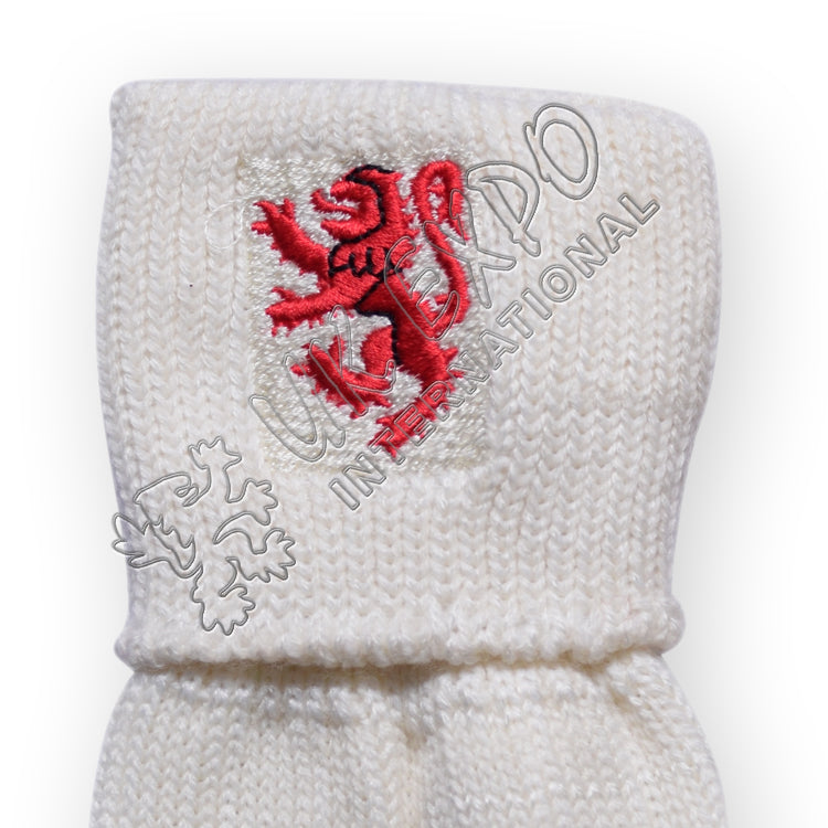 Rampant Lion Embroidery On Kilt Socks