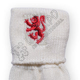 Rampant Lion Embroidery On Kilt Socks