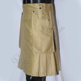 Heavy Duty Khaki Utility Kilt