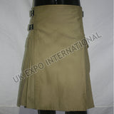 Scottish Modern Khaki Utility Kilt