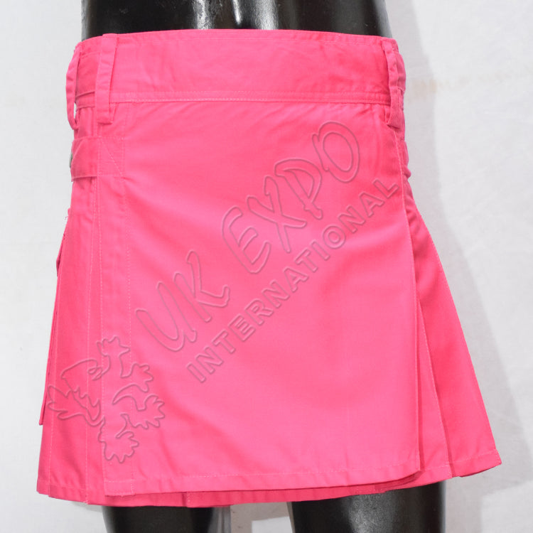 Pink Girl Utility Kilt