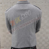 Simple Gray Argyle Jacket