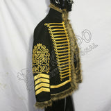 Black Hendrix Jimi Golden Braid Military Jacket