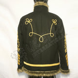 Black Hendrix Jimi Golden Braid Military Jacket
