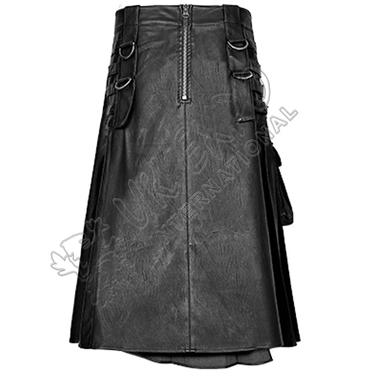 Brave Soldier Black Roman Matador Utility Kilt