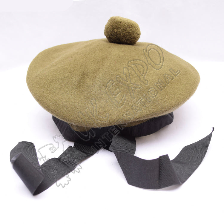 WW1 Canadian Balmoral Authentic Khaki Hat