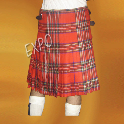 Scottish Royal Stewart Tartan 8 Yards Kilt