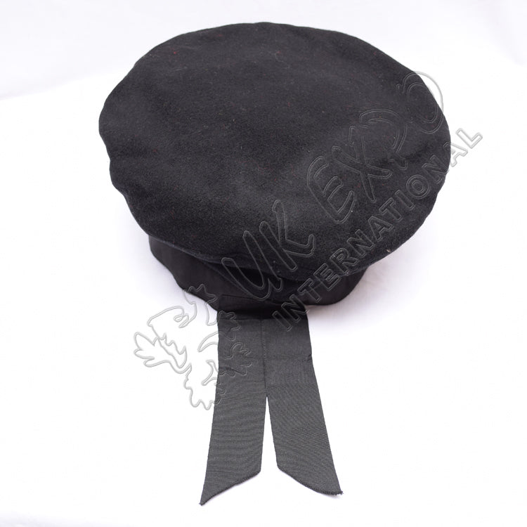 Cawbain Plain Hats Black Color