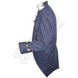 Napoleonic Naval Lieutenant Dark Blue Cotton Frock Coat