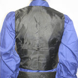 Prince Charlie Jacket & Vest In Dark Blue & Black Color