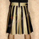 Black Hybrid Khaki Two Tone Utility Kilt