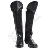 WW2 Black Leather Officer Cavalry Boot