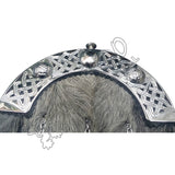 Celtic Grey Bovine Kilt Sporran