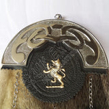 Lion Rampant Seal Skin Kilt Sporran