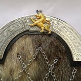 Seal Skin Celtic Lion Kilt Sporran