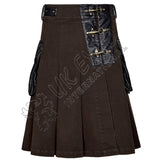 Dark Brown Scottish Rival Stereoscopic Utility Kilt