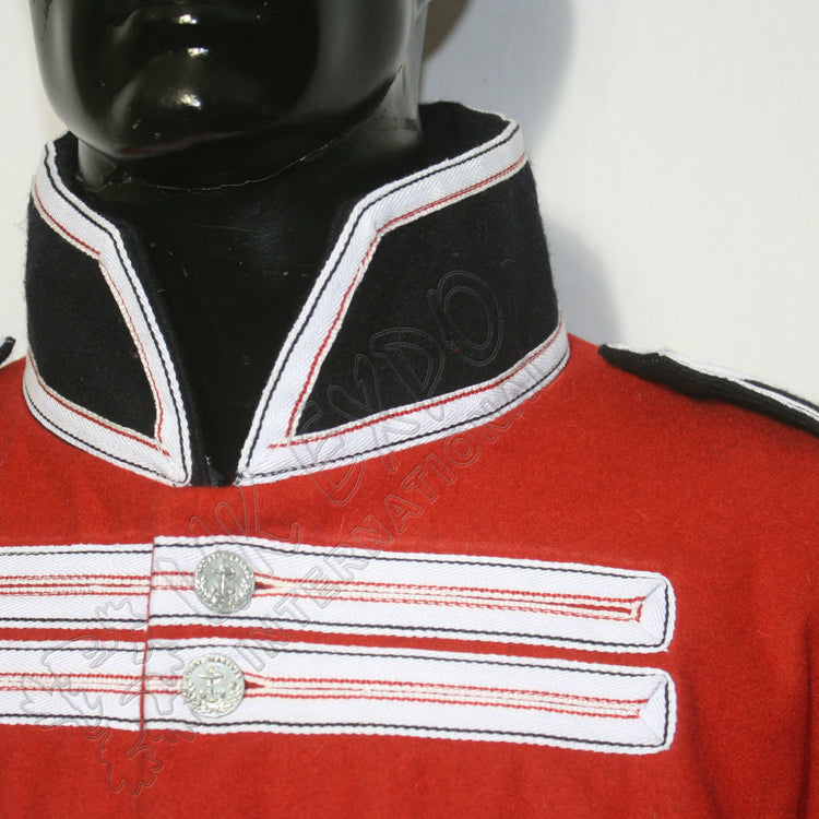 Red British Napoleonic Jacket