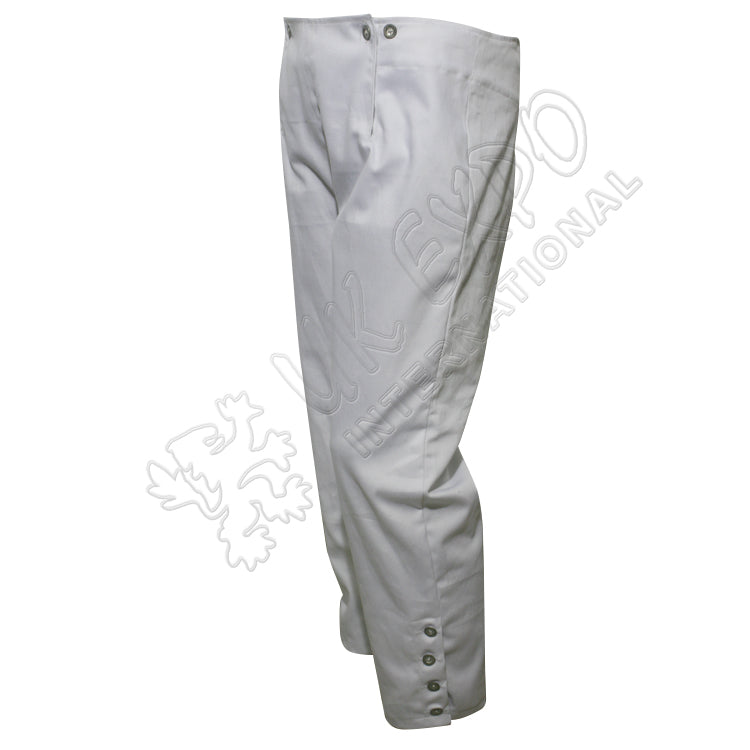 US Civil War CS White Trouser