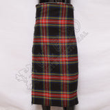 Black Stewart Tartan Ladies Long Skirt