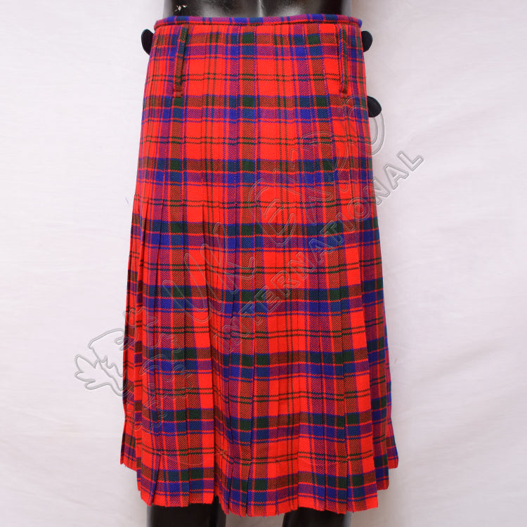 Scottish Robertson Red Tartan 8 Yard Kilt