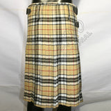 Camel Thompson Tartan Kilt