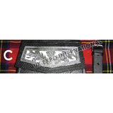 Scottish Bloom Grain Black Leather Sporran