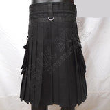 Black With Orlando Rainbow Fashion Utility Kilt