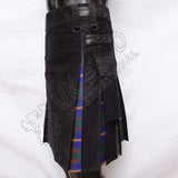 Decent Black Hybrid With US Marine Tartan Utility Kilt