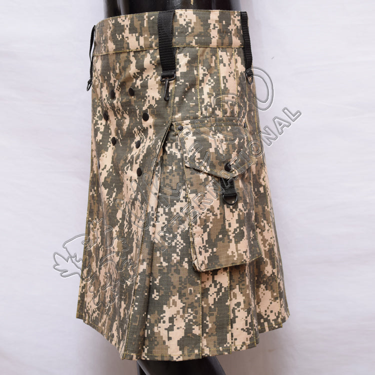 Digital Camouflage Utility Kilt