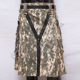 Y Style Digital Camouflage Utility Kilt