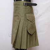 Scottish Modern Olive Kilt
