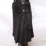 Men Nation TKN Black Heavy Duty Utility Kilt
