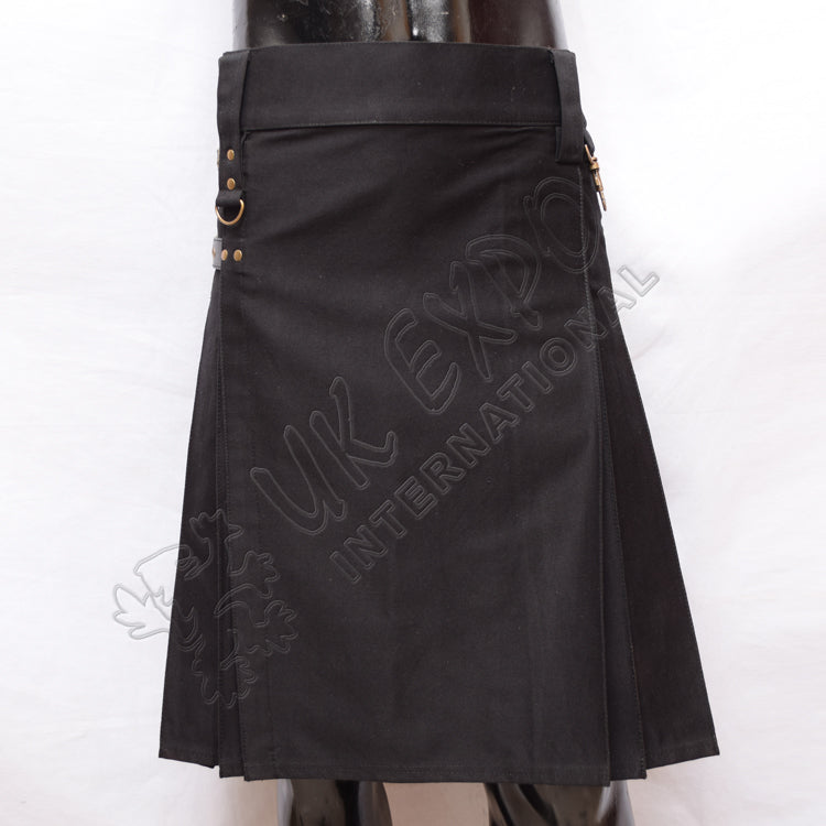 Heavy Duty Black Color Utility Kilt