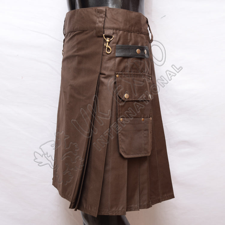 Brown Heavy Duty Utility Kilt