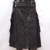 Y Style Heavy Duty Black Utility Kilt