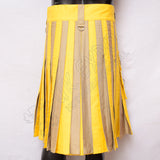 Khaki With Yellow Hybrid Two Tone Utility Kilt