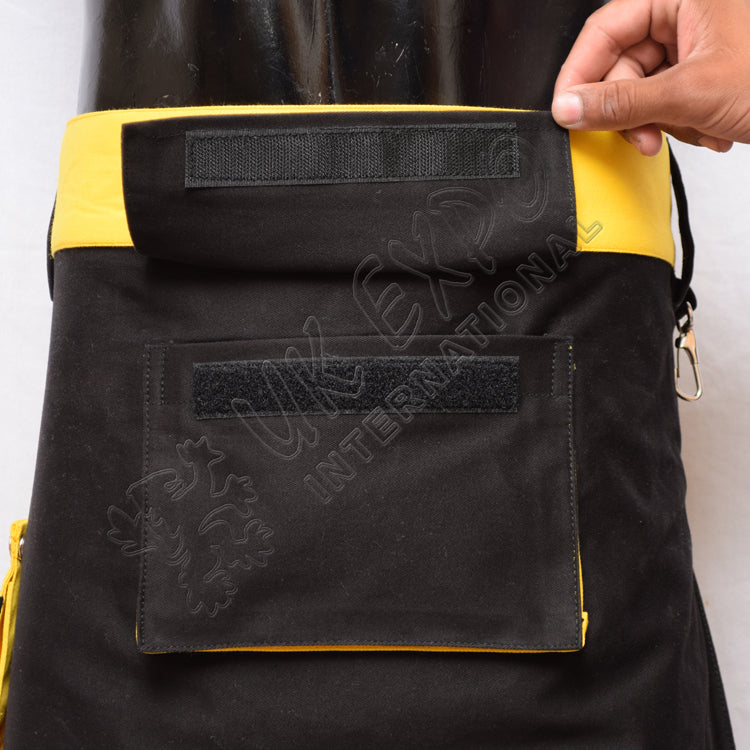 Black And Yellow Hybrid Two Tone Utility Kilt