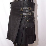 Ladies Black Heavy Duty Utility Kilt