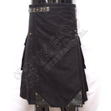 New Style Black Standard Utility Kilt