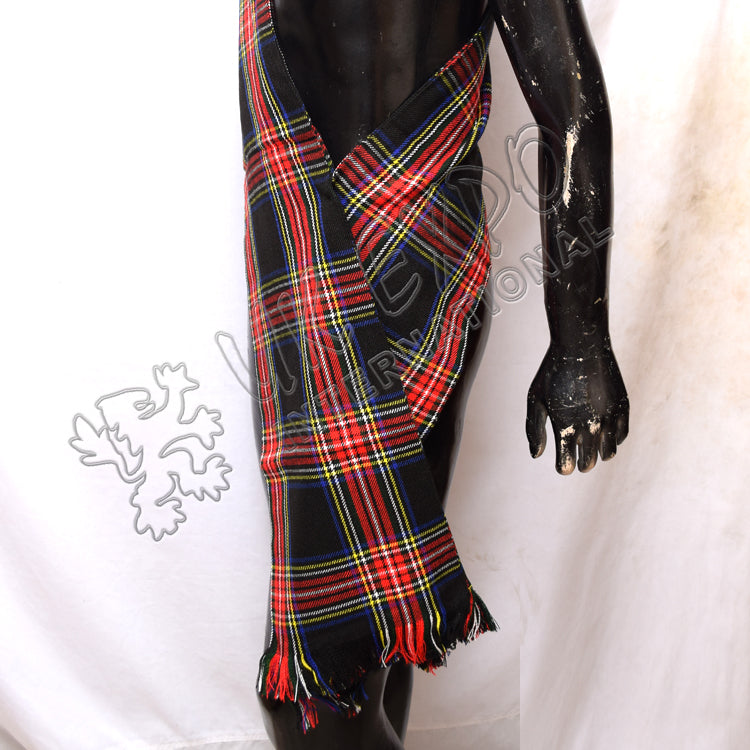 Black Stewart Tartan Ladies Sash