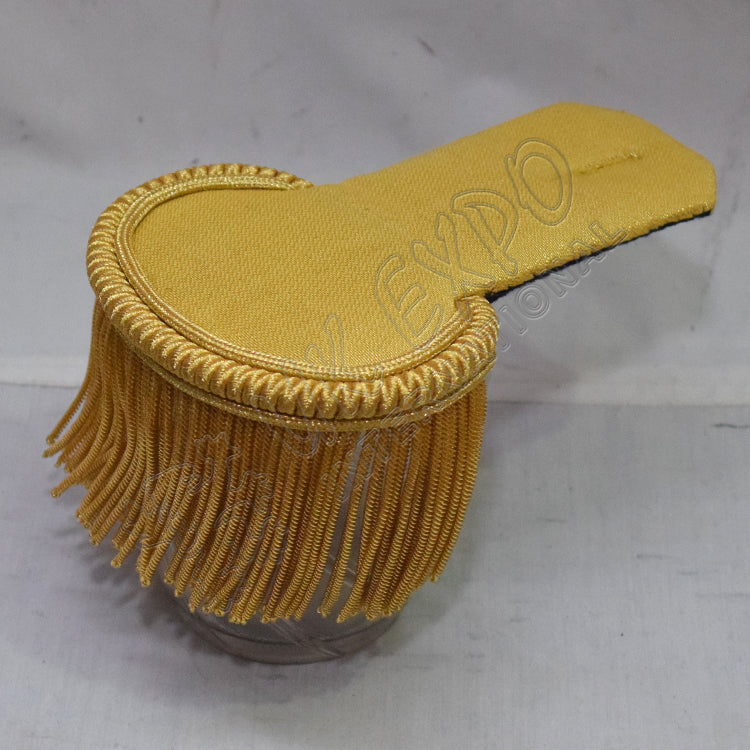 Gold Bullion Epaulettes Pair Military Shoulder Boards