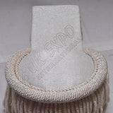 Silver Wire Hand Embroidered Epaulettes