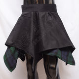 Black PC With Black Watch Tartan Stylish Skirt
