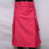 Modern Pink Utility Kilt