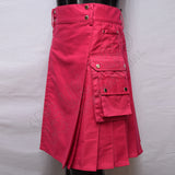 Modern Pink Utility Kilt