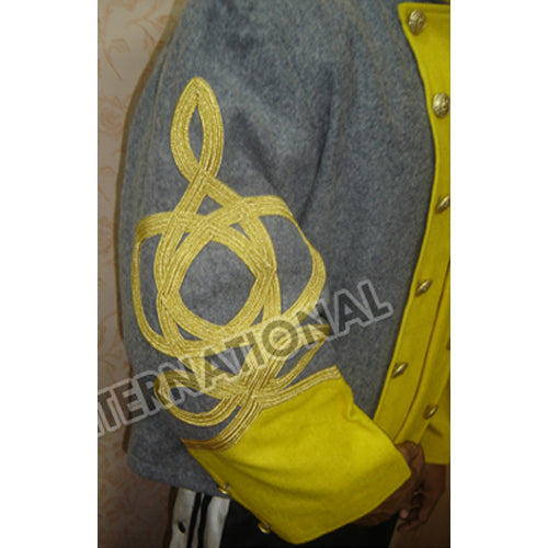 Double Breast Four Row Shell Jacket