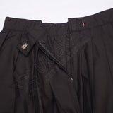 Zip Closing Ladies Black Color Skirt
